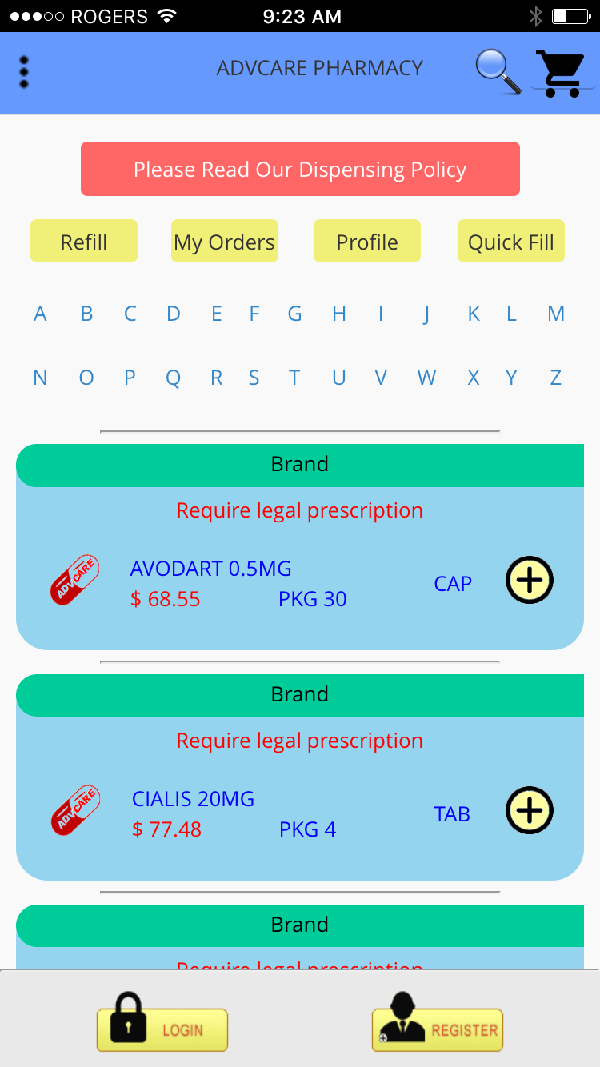 Screenshop_mypharmacyapp-advanced-search